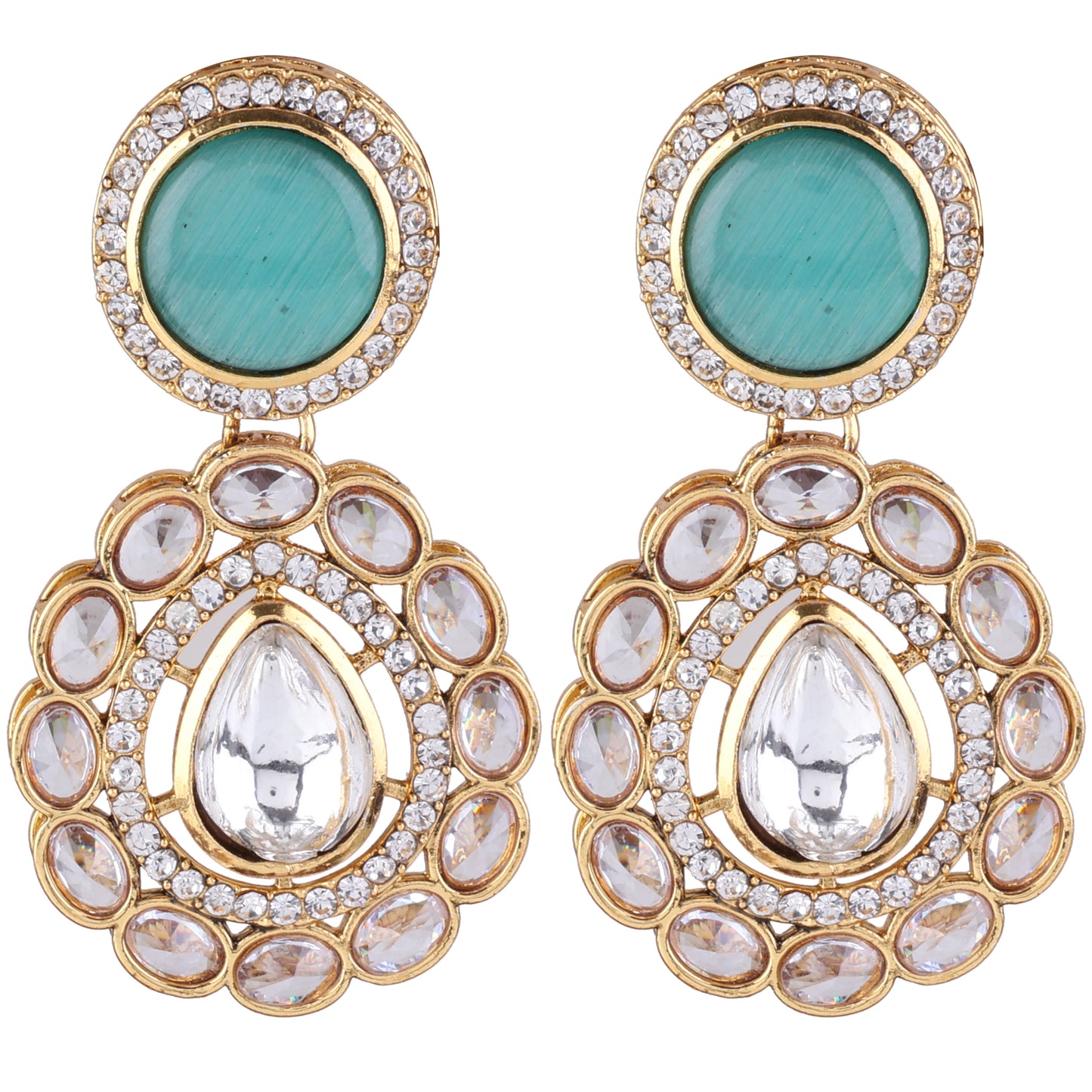 Sage Green Oshini Designer Earring