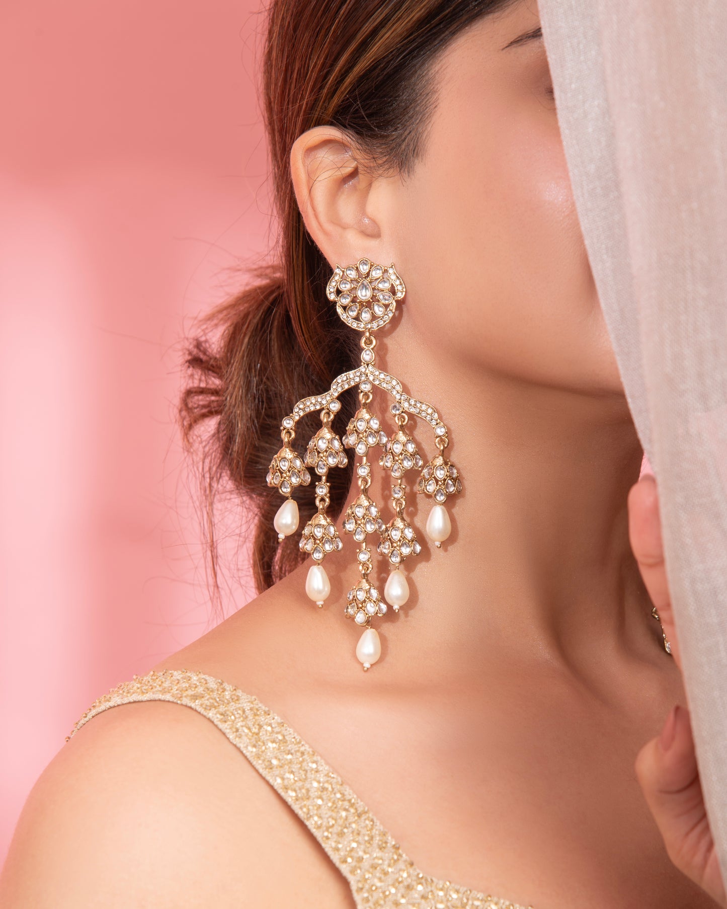 Pre Order Ahsas Designer Premium Earring