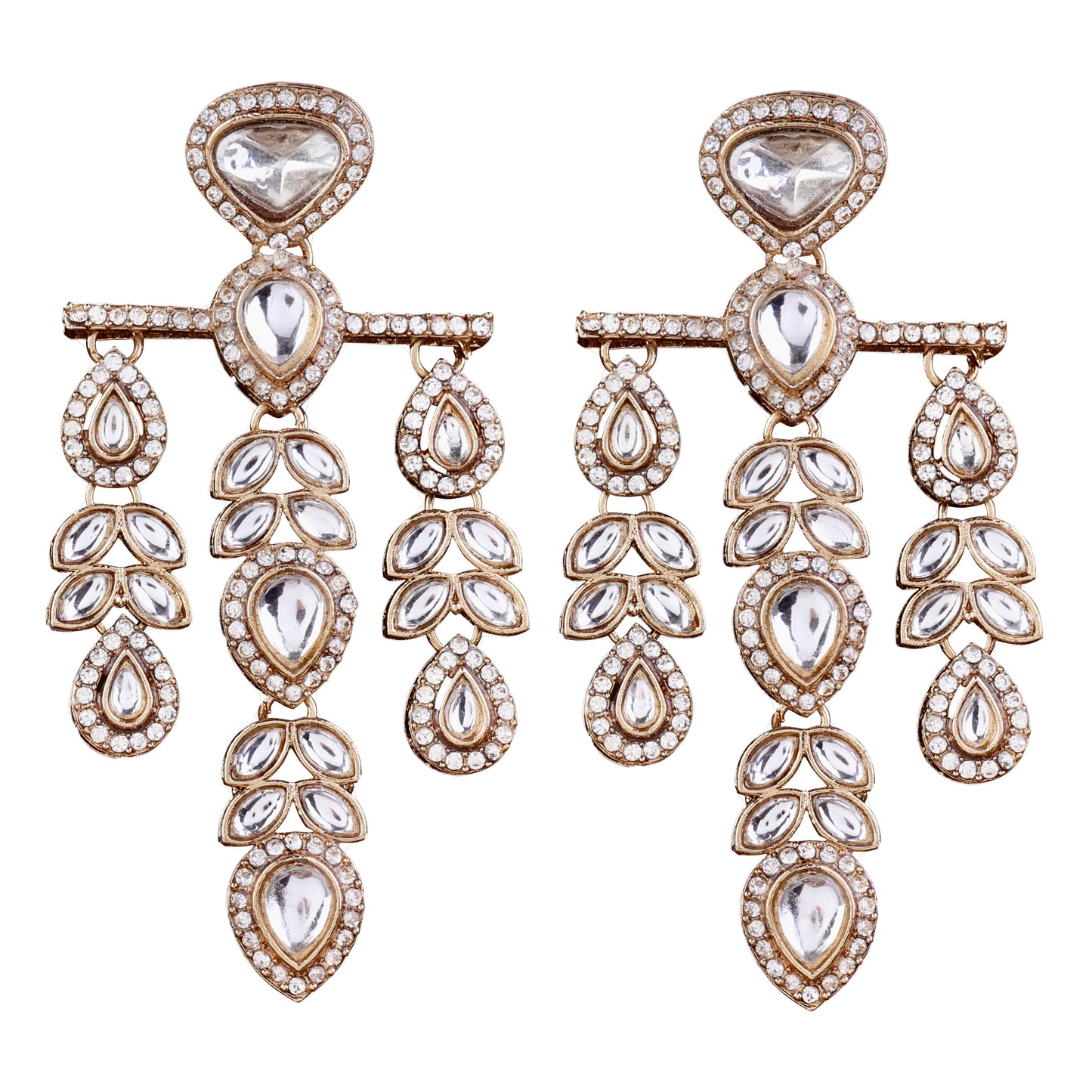 Silver Japneet Premium Designer Zircone Earring