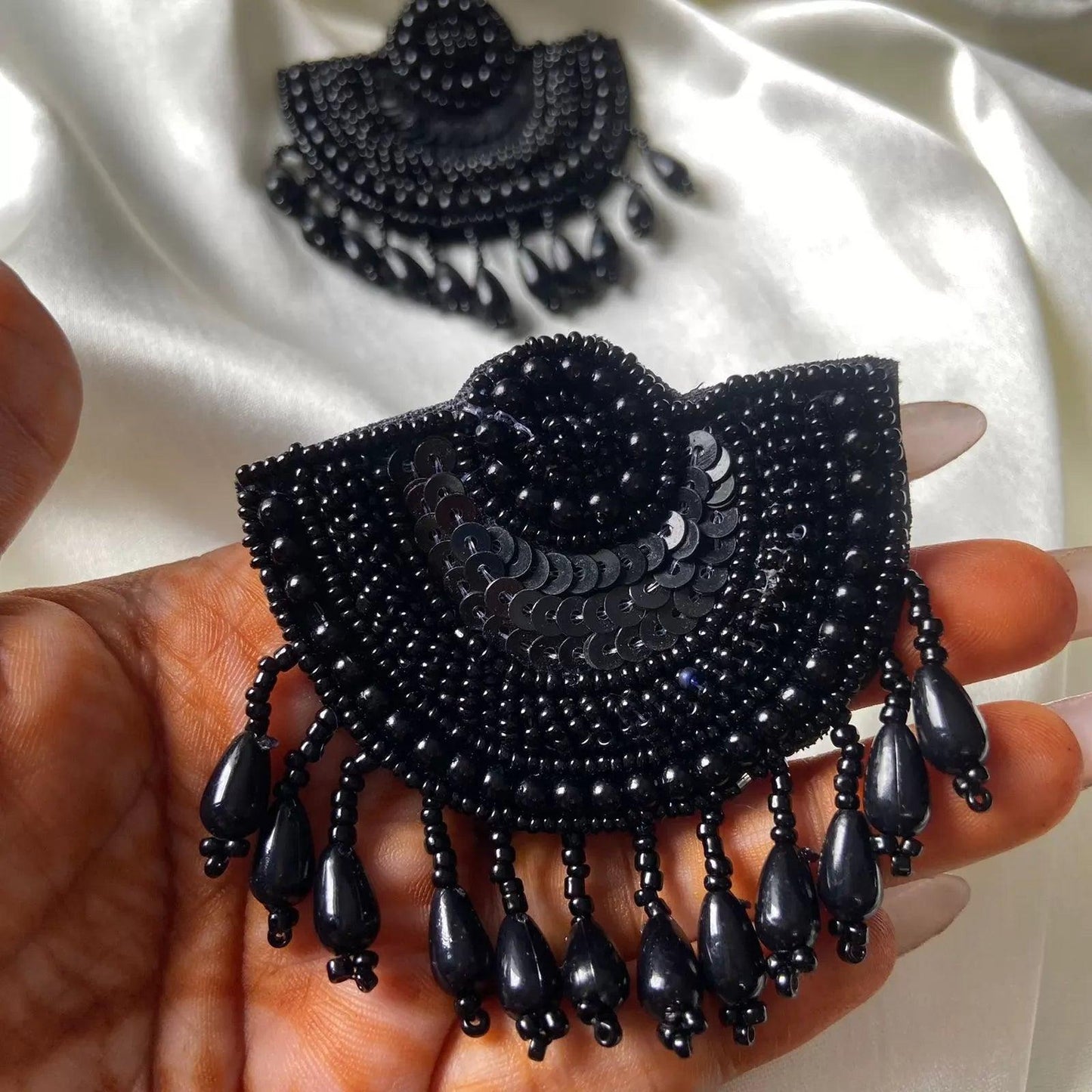 Black Laira Mermaid Earring