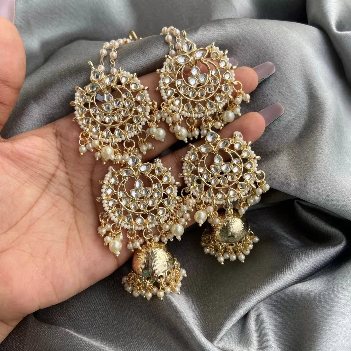 Gold Surbhi Jhumka
