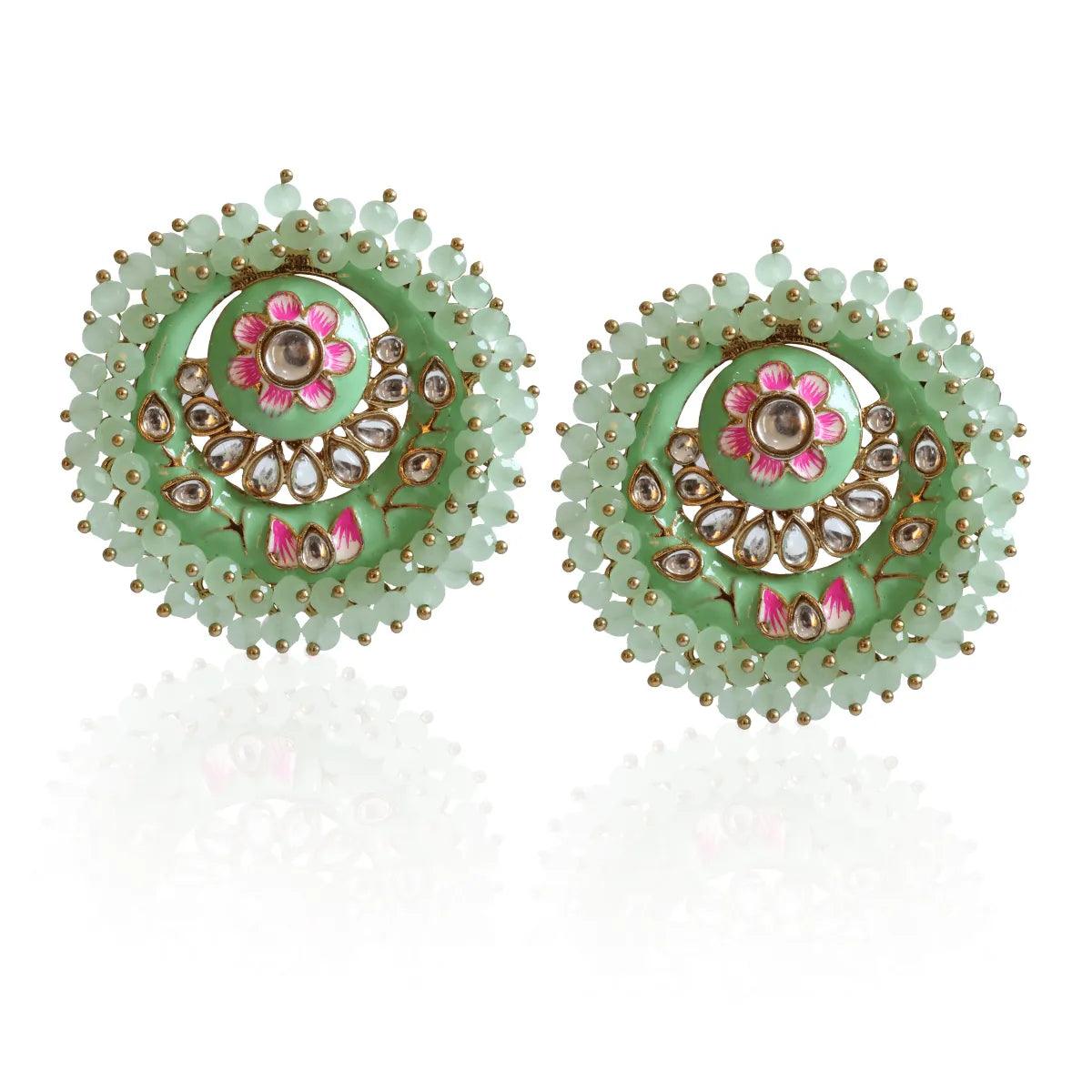 Mint Green Ashu Meena Stud