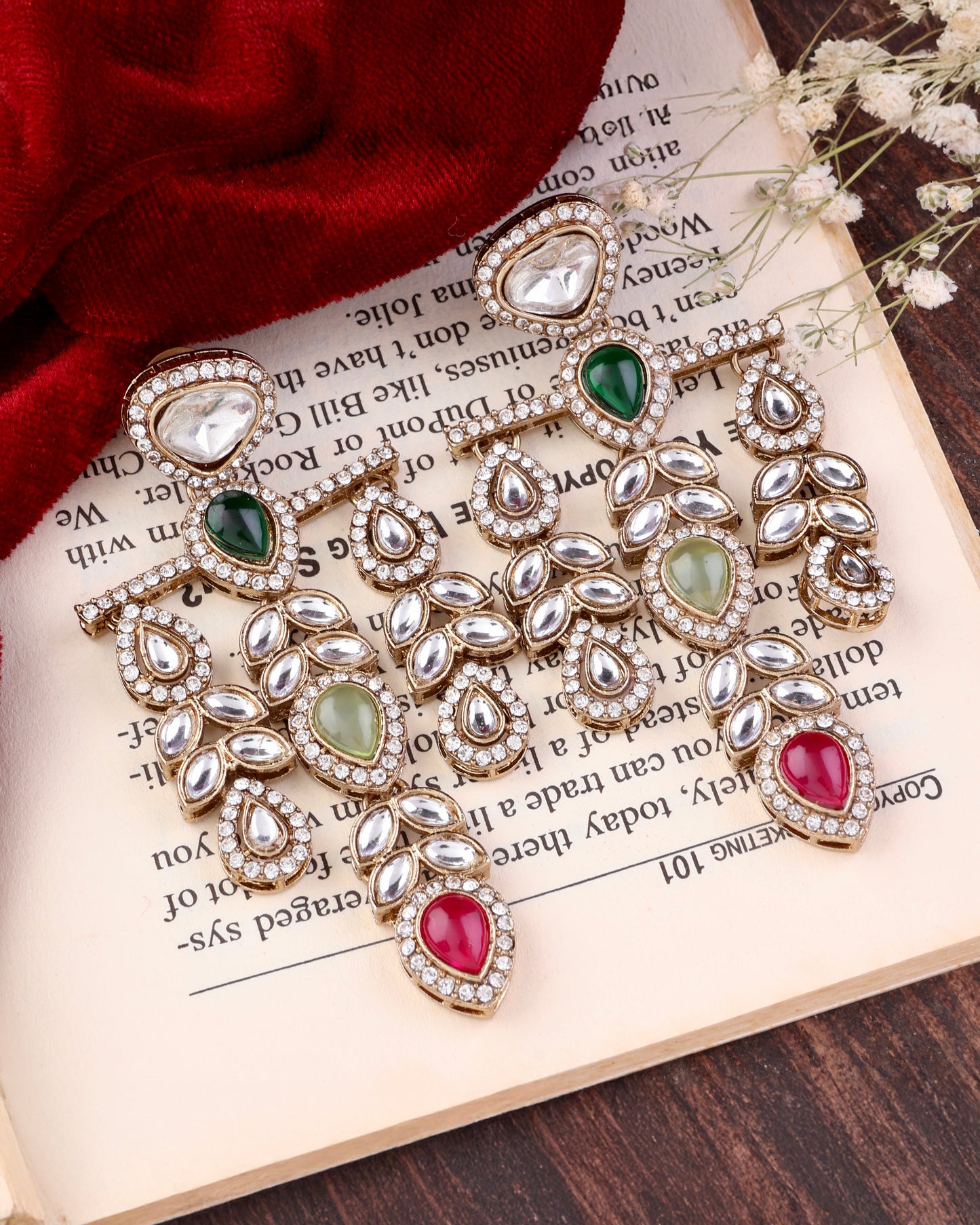 Multi Japneet Premium Designer Zircone Earring