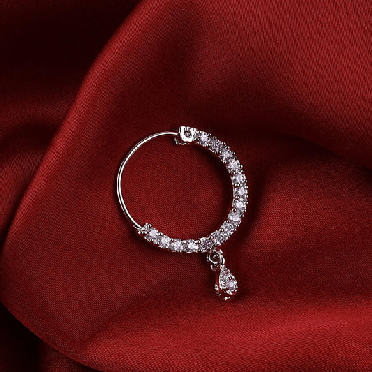 Rica American diamond Nath - Pierced