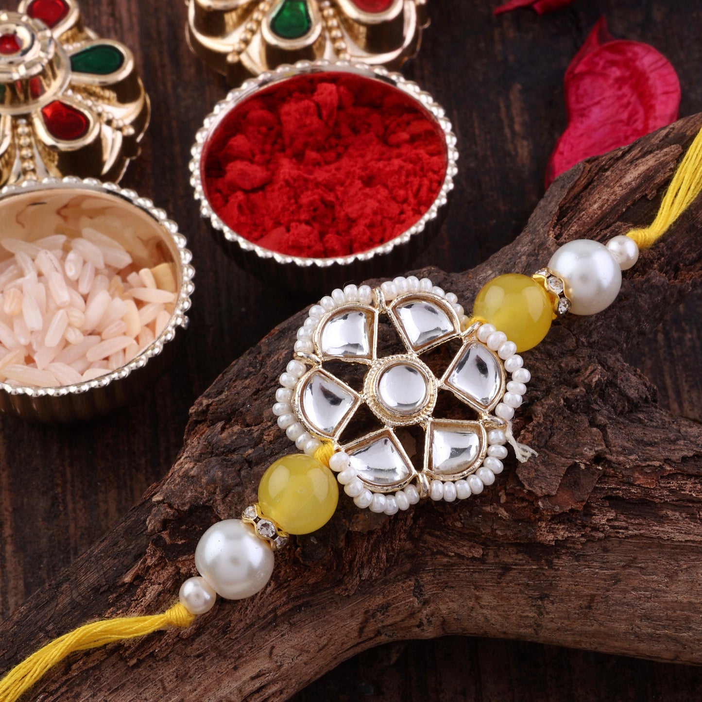 Yellow Reesha Rakhi