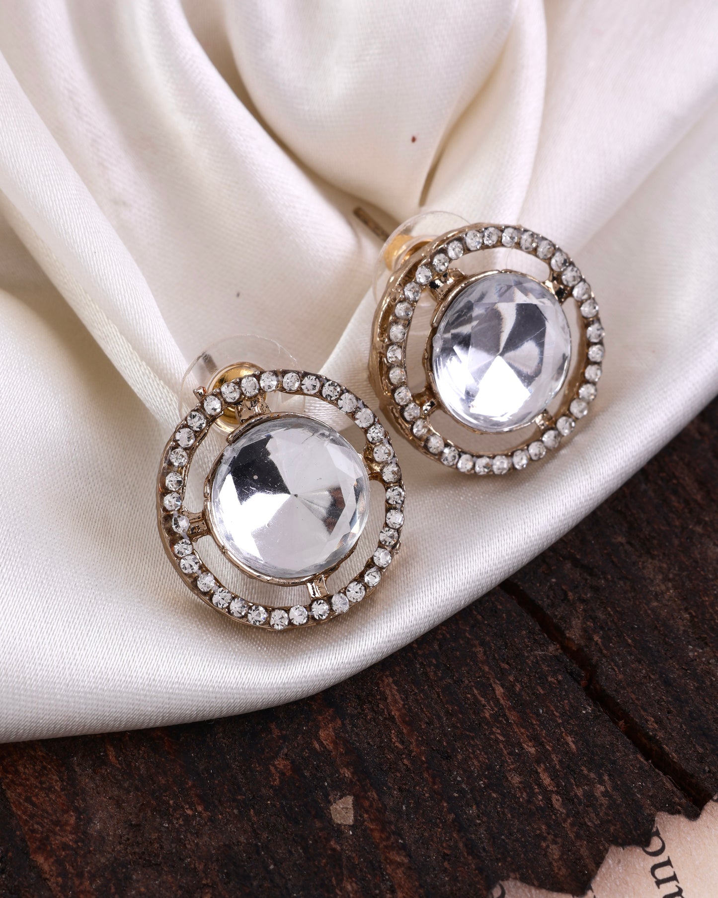 Yug Polki Dupe Stud Earring