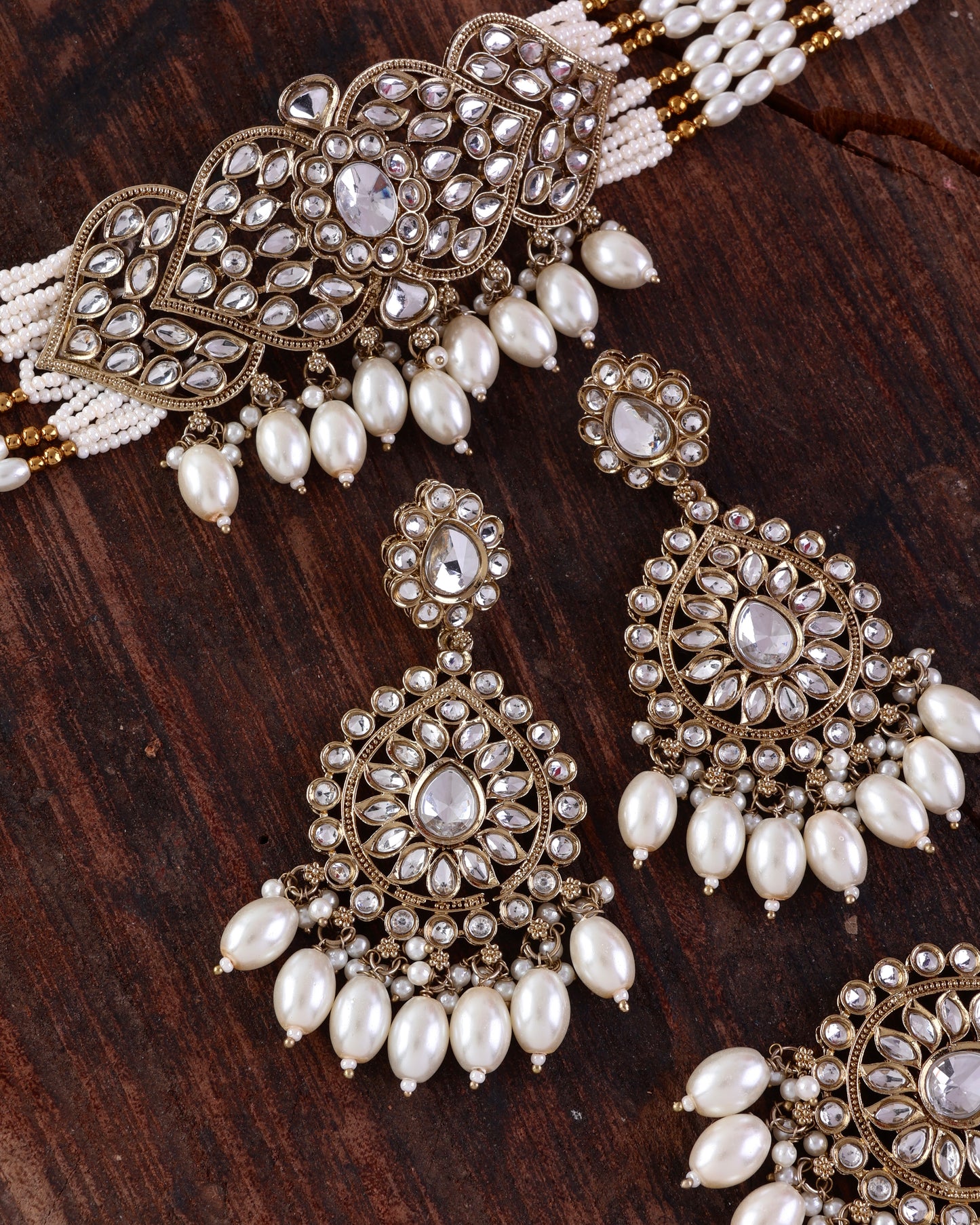 Arhan Necklace Earring with Teeka