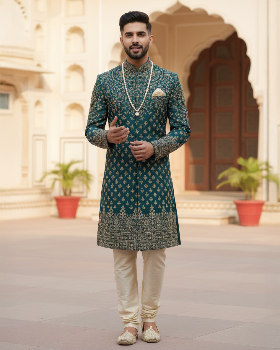 Samrat Polki Pearl Mala For Him