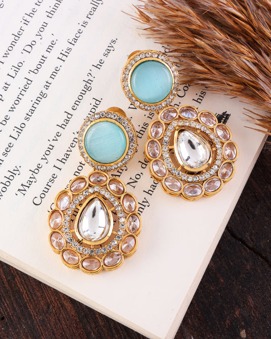 Turquoise Oshini Designer Earring
