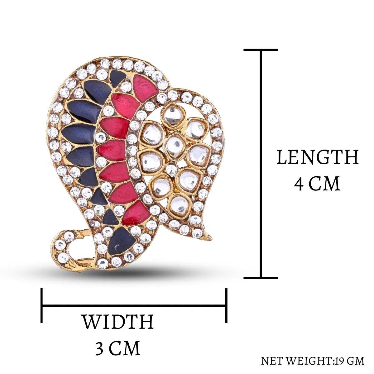 Pink Blue Urfi Stud