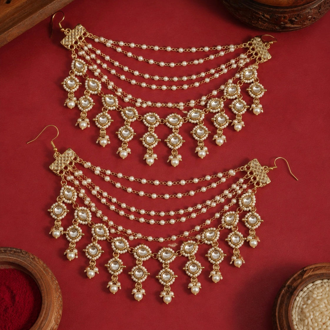 Kaan-Chain Earrings