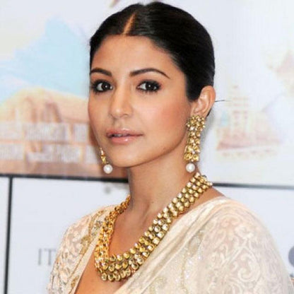 Anushka Sharma Inspired Kundan Necklace with Earring