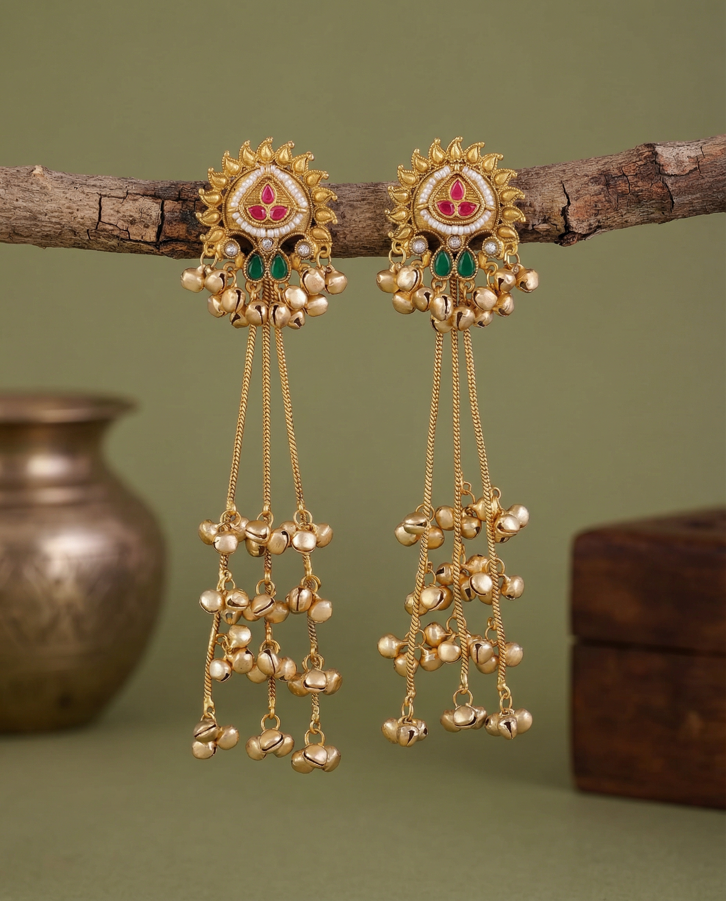 Taskeen Premium Kashmiri Brass Lookalike Earring