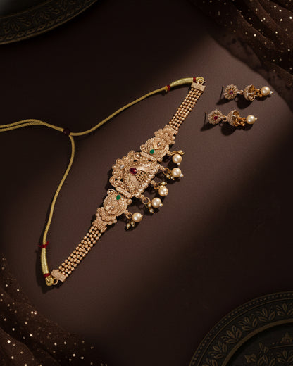 Ginni Rajwada Necklace Set with Earring