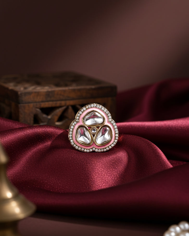 Blush Suryansh Meenakari Ring