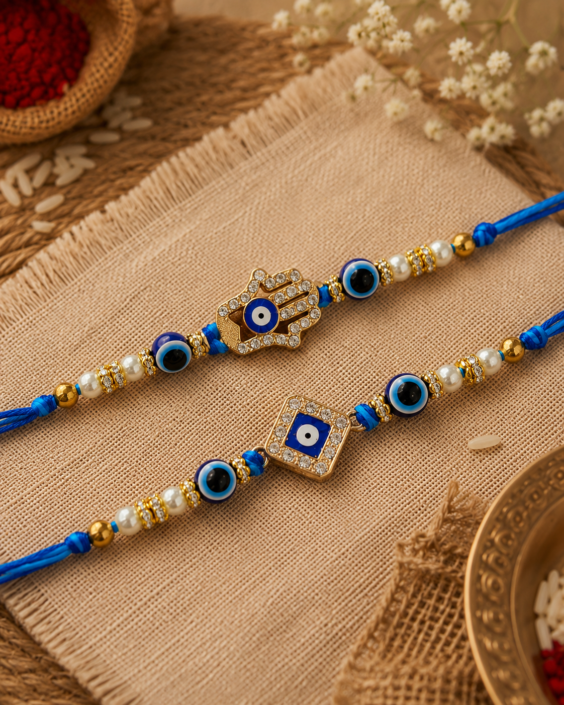 Tavish - Avirak Rakhi Pack of 2 | Tilak Set Included