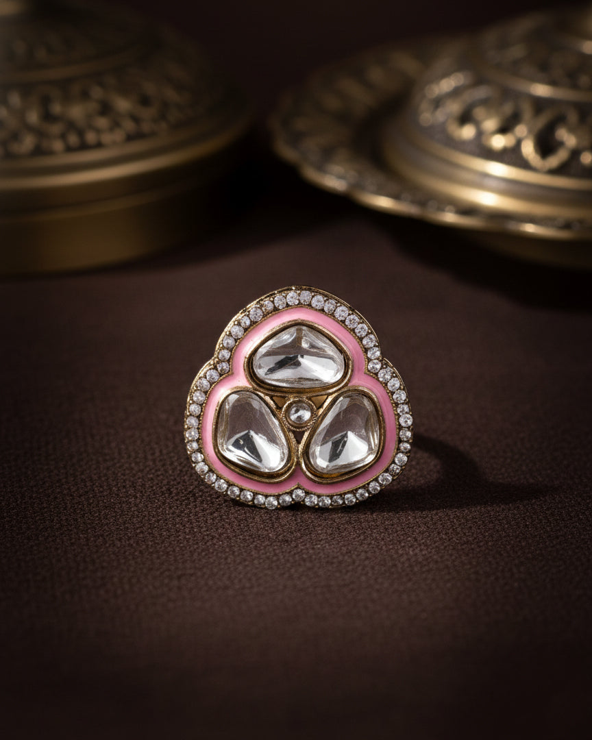 Blush Suryansh Meenakari Ring
