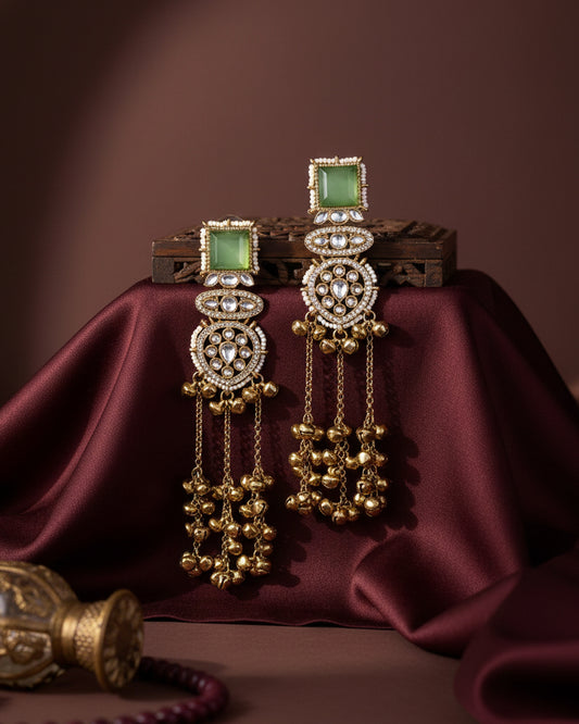 Olive Zaviri Kashmiri Look Ghunghru Earring