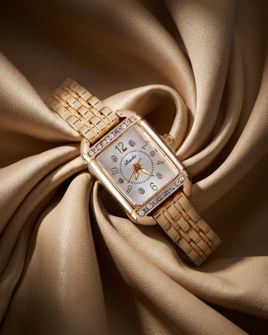 Rafael Quartz Wrist Watch - White Gold