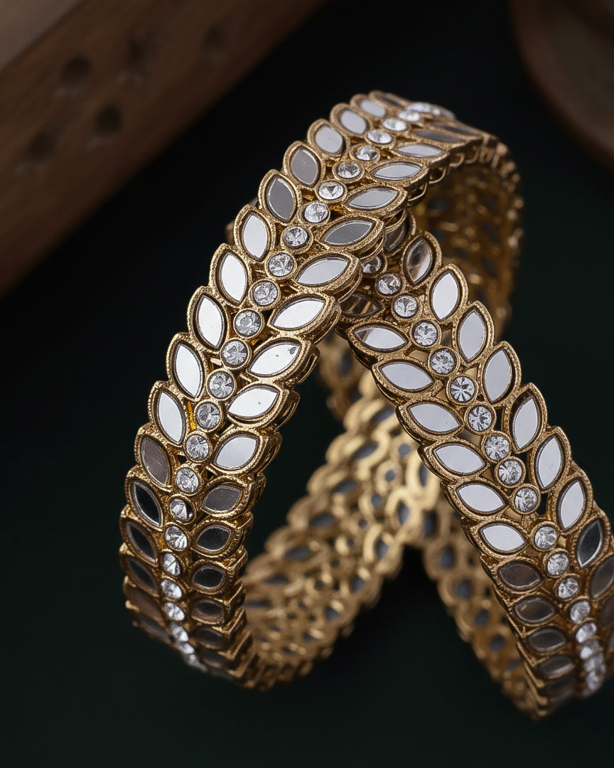 Nupur Mirror Bangle Set of 2