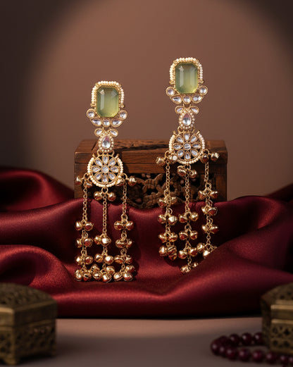 Olive Mehvisha Kashmiri Look Ghunghru Earring