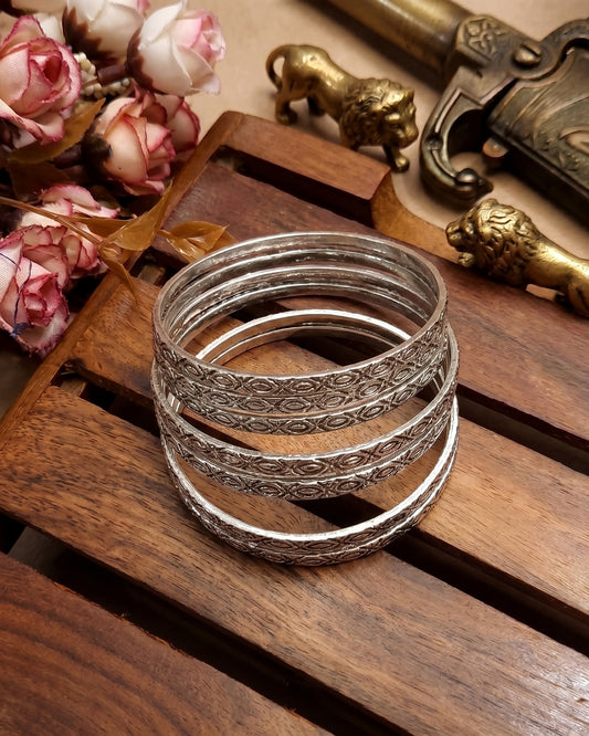 Funky Oxidised Bangle – 12pc