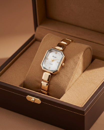 Laurent Quartz Wrist Watch - White Gold