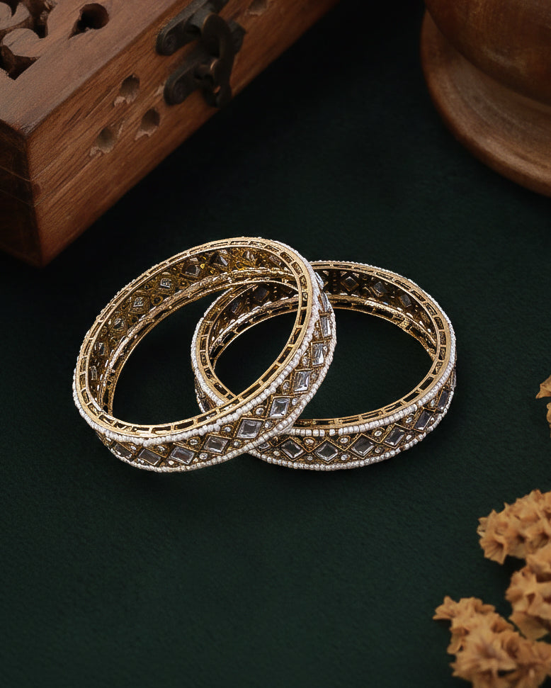 Khanak Kundan Bangle Set of 2
