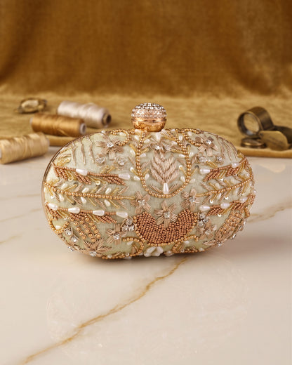 Olive Kanika Bridal Ethnic Clutch