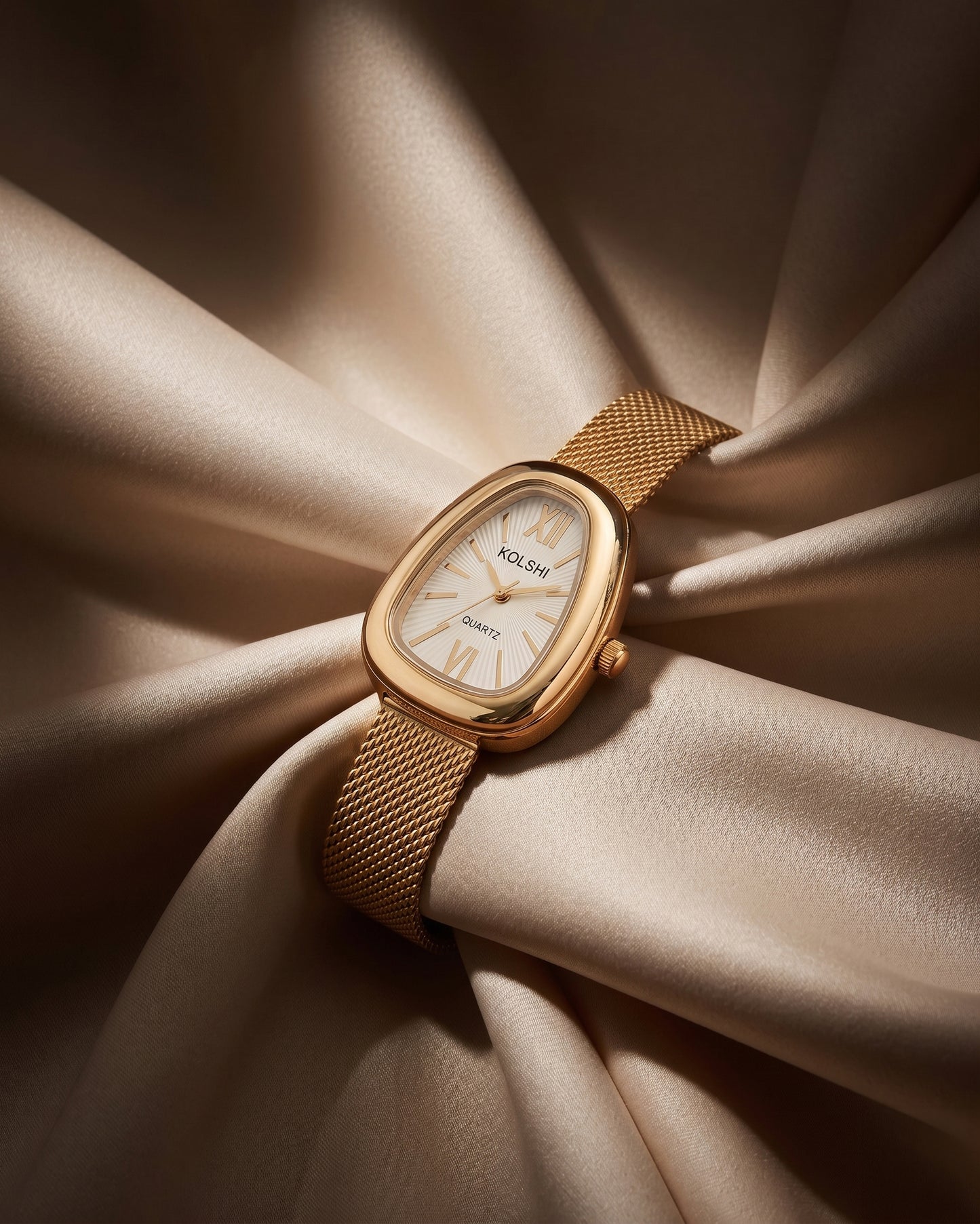 Xander Quartz Wrist Watch - Gold