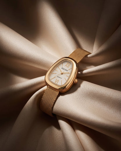 Xander Quartz Wrist Watch - Gold