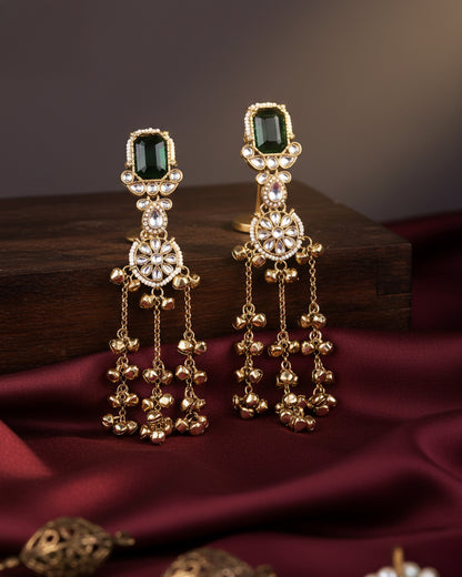Emerald Mehvisha Kashmiri Look Ghunghru Earring