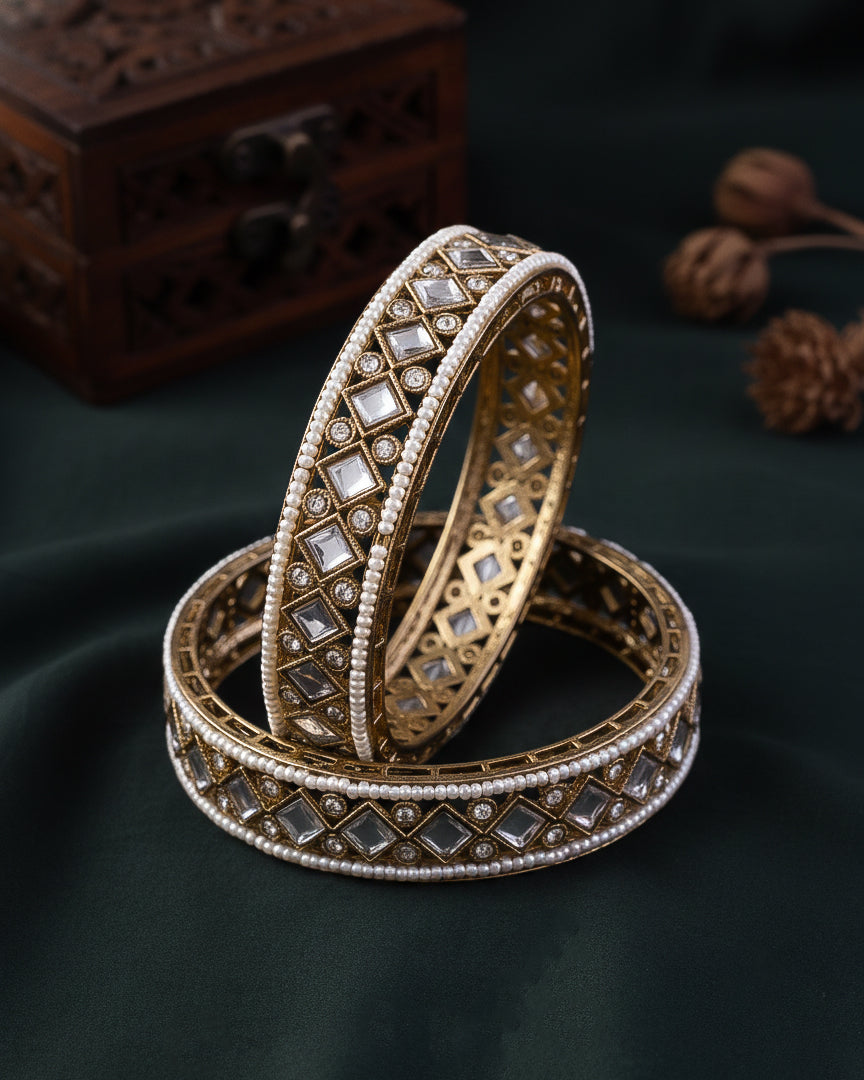 Khanak Kundan Bangle Set of 2