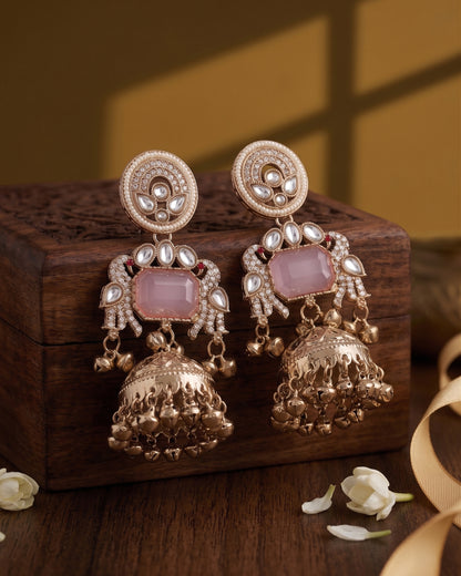 Blush Varisha Kashmiri Look Ghunghru Jhumka Earring