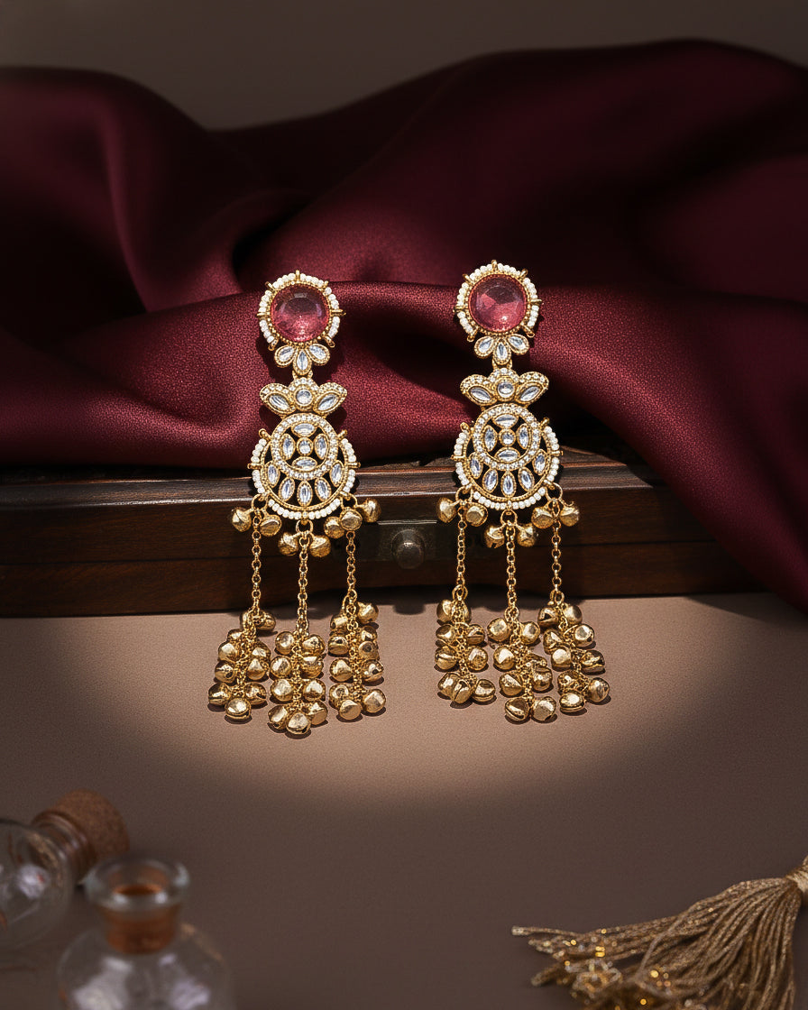 Onion Isharv Kashmiri Look Ghunghru Earring