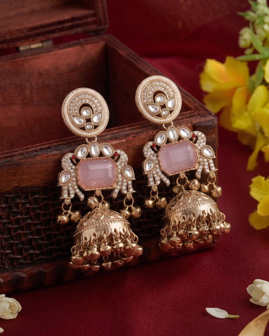 Blush Varisha Kashmiri Look Ghunghru Jhumka Earring