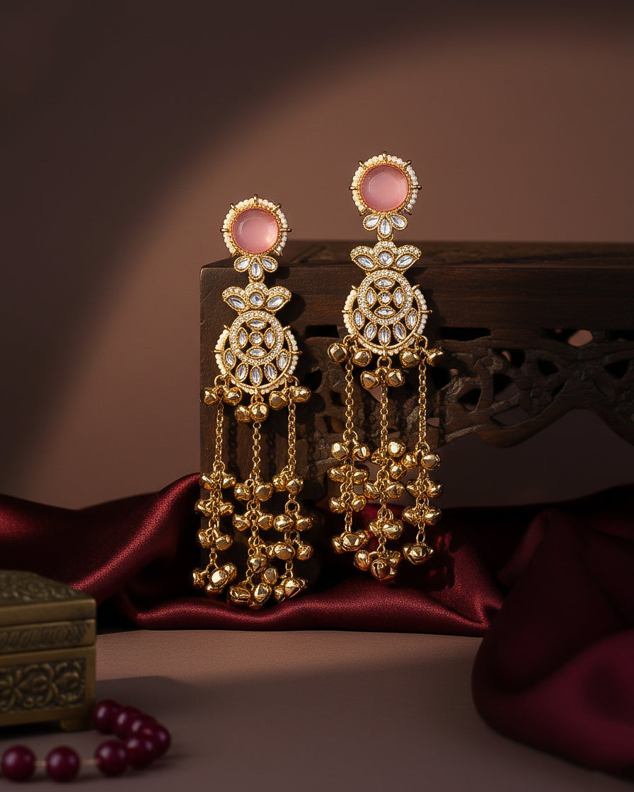 Blush Isharv Kashmiri Look Ghunghru Earring