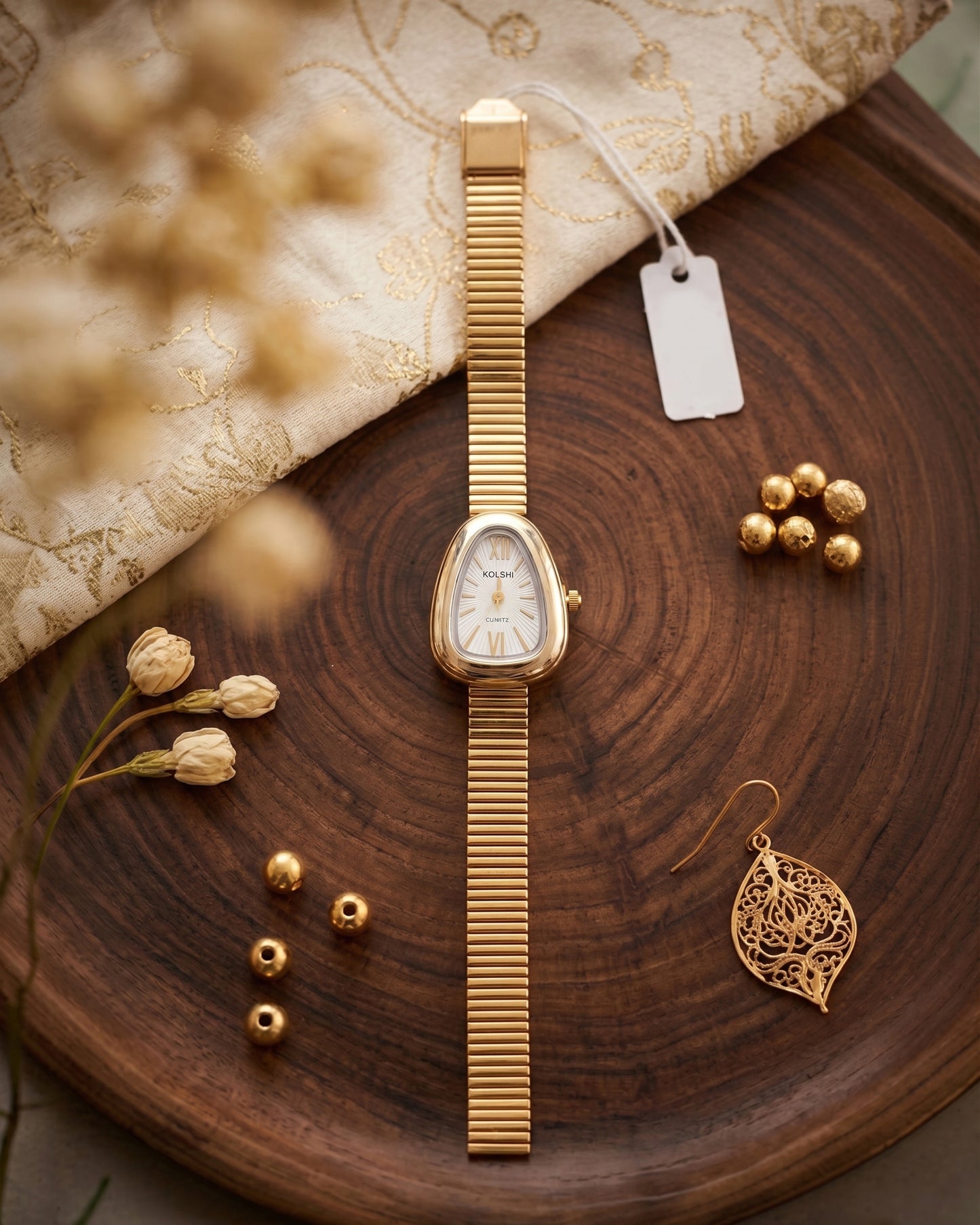 Xander Quartz Wrist Watch - Gold
