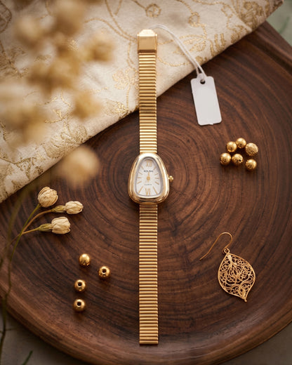 Xander Quartz Wrist Watch - Gold