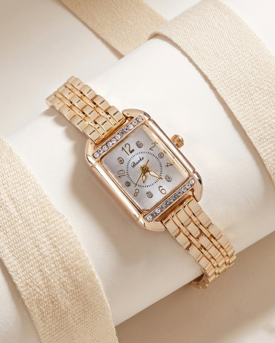 Rafael Quartz Wrist Watch - White Gold