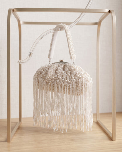 Cartina Premium Pearl Detailed Potli Style Clutch