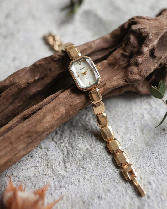 Laurent Quartz Wrist Watch - White Gold