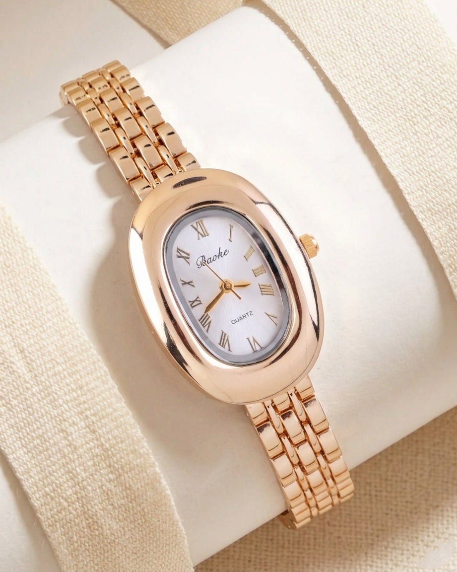 Sebastian Quartz Wrist Watch - White Gold