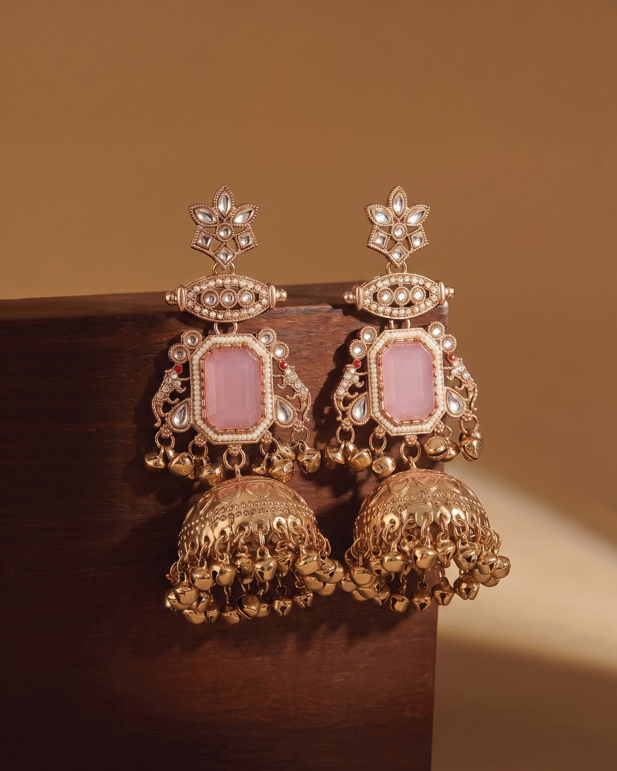 Blush Marisha Kashmiri Look Ghunghru Jhumka Earring