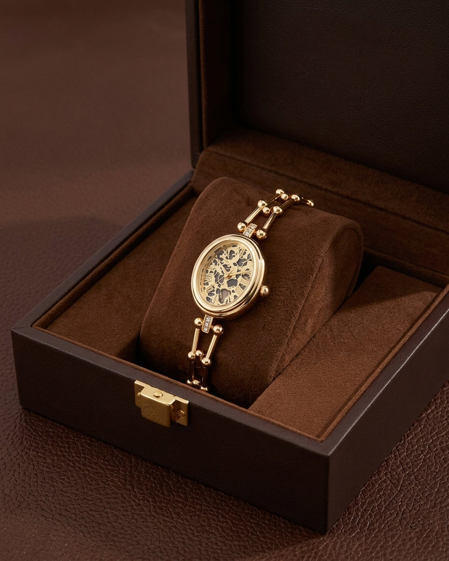 Theo Quartz Wrist Watch - Gold