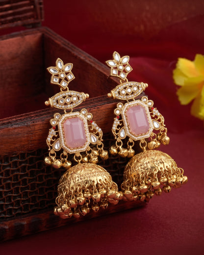 Blush Marisha Kashmiri Look Ghunghru Jhumka Earring
