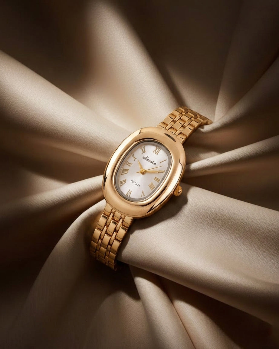 Sebastian Quartz Wrist Watch - White Gold