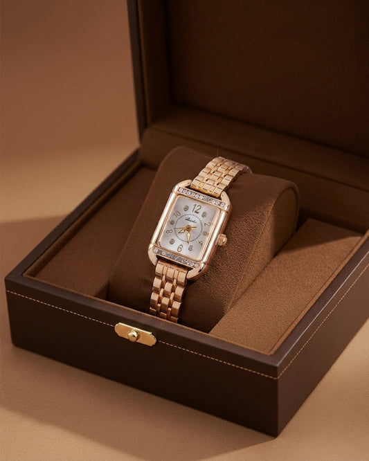 Rafael Quartz Wrist Watch - White Gold