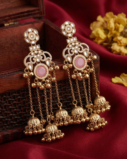 Blush Miraya Kashmiri Look Ghunghru Jhumka Earring