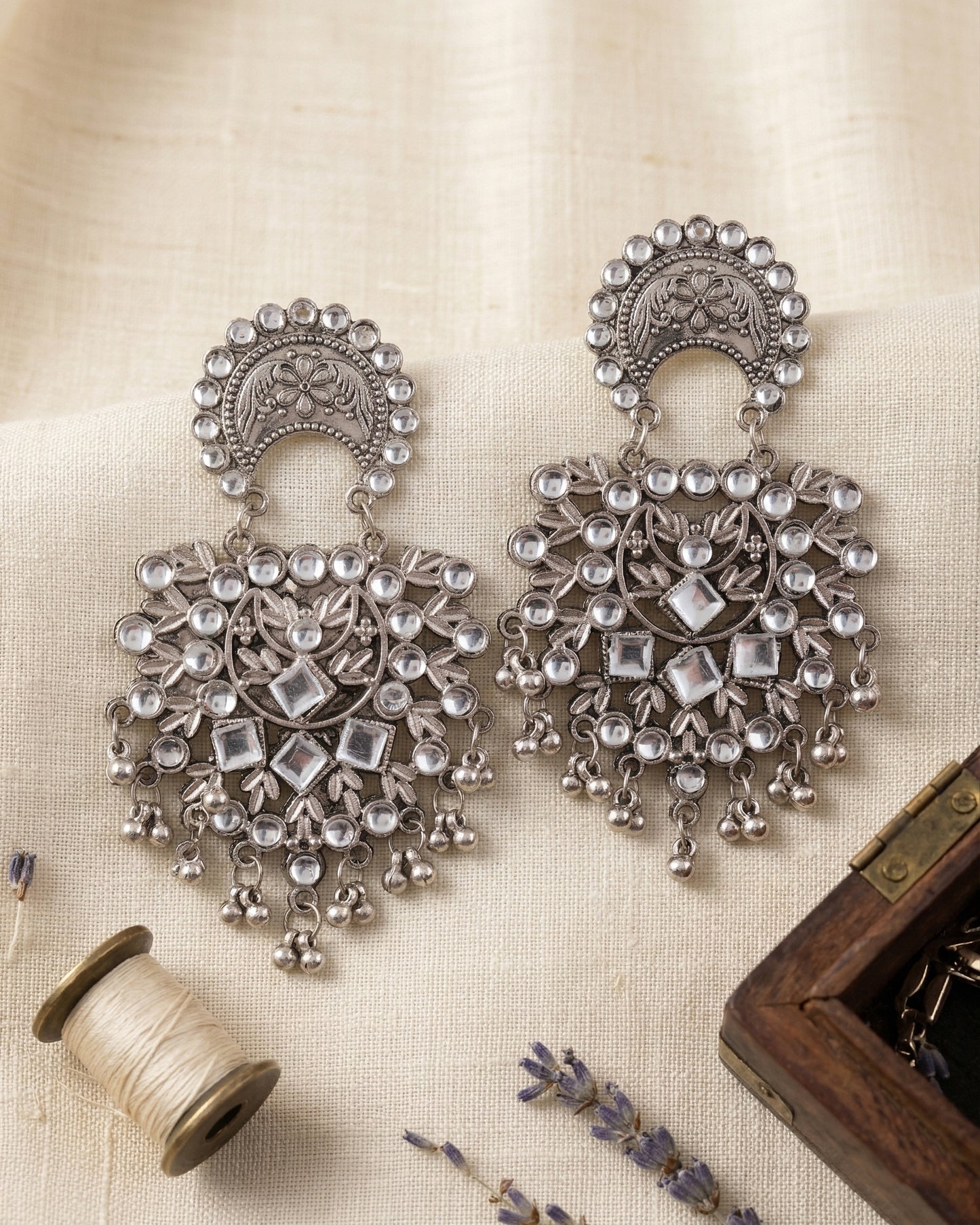 Chandan Oxidised Earring